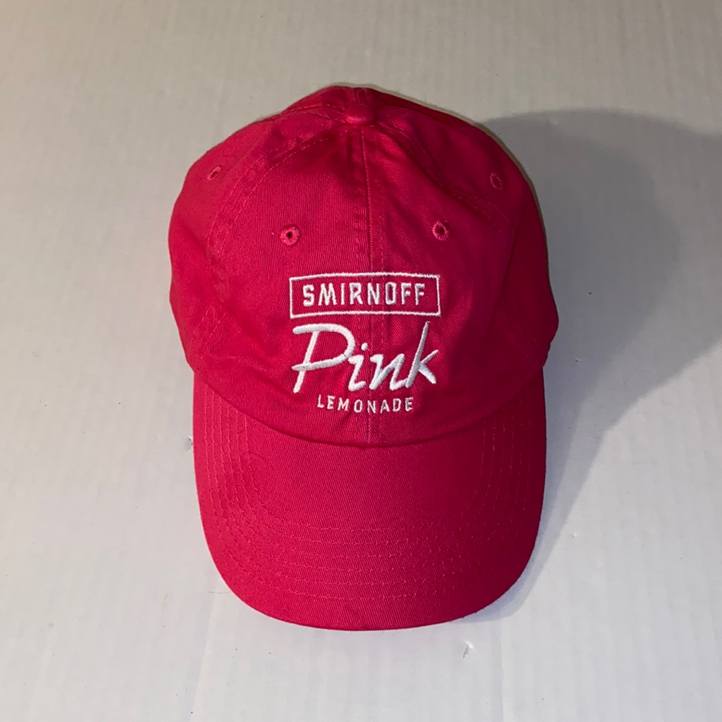 Smirnoff Pink Lemonade Strap Back Hat Cap